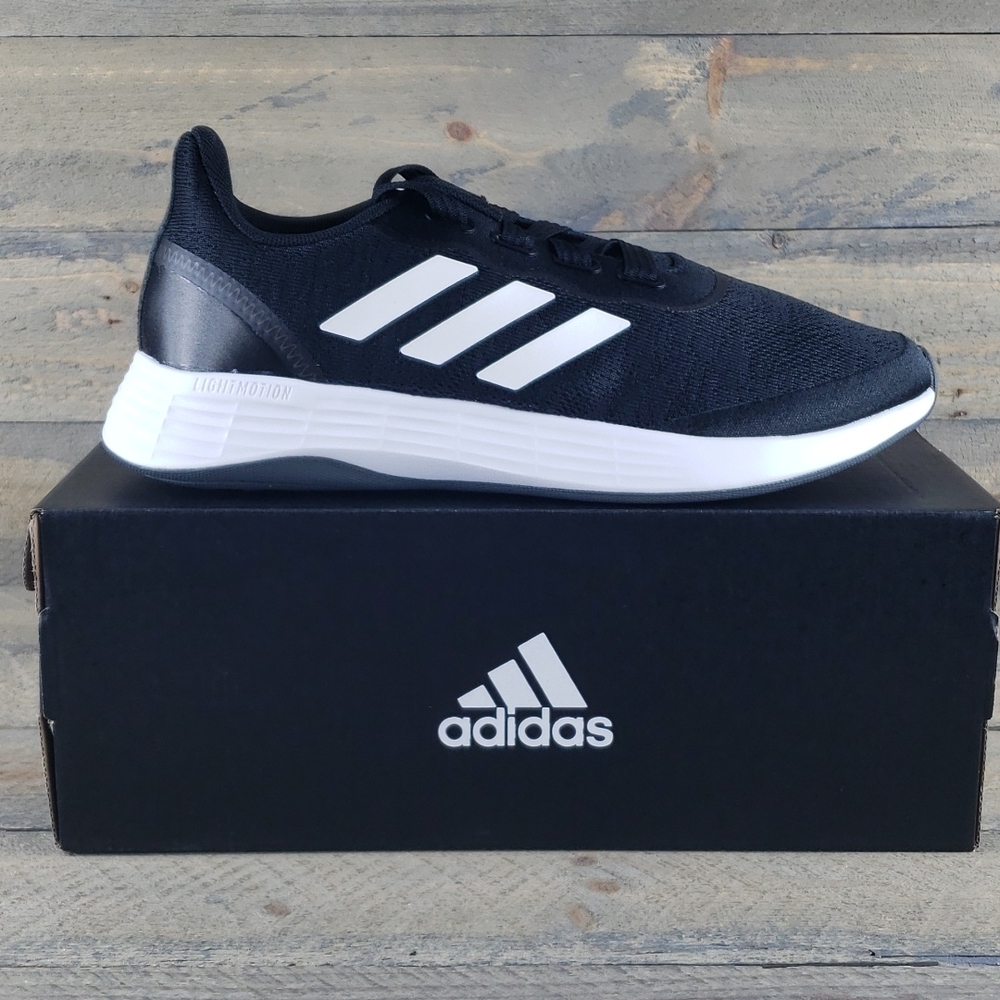 adidas QT Racer Sport Women's Running Everyday Sneaker Black/White